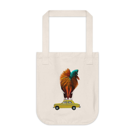 Aquamobile 100% Cotton Tote | Surreal Art