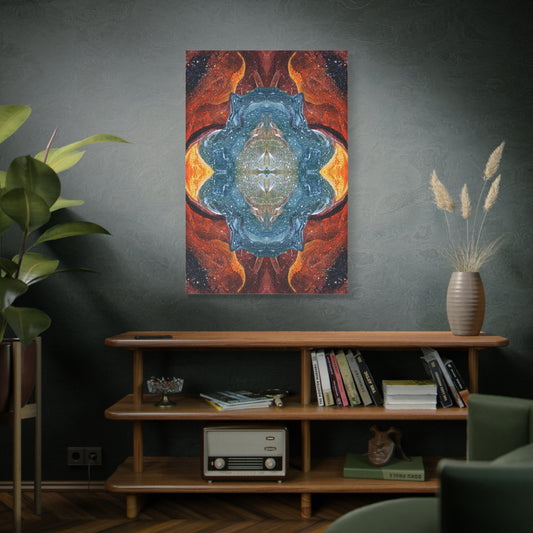 Cosmic Cell Division Canvas Print | Abstract Art