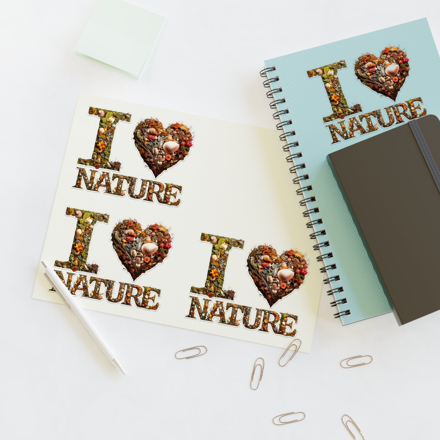 I Heart Nature Vinyl Stickers (multi sizes)