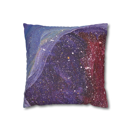 Plato's Cave Painting Faux Suede Throw Pillow Case (multi sizes)