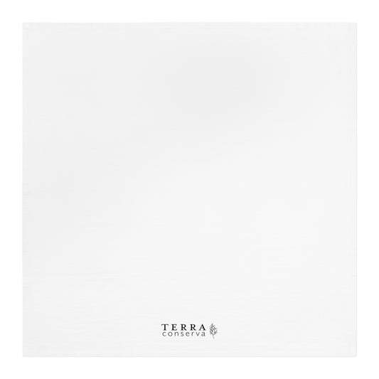 Black + White Terra Conserva Large Cotton Dish Towel