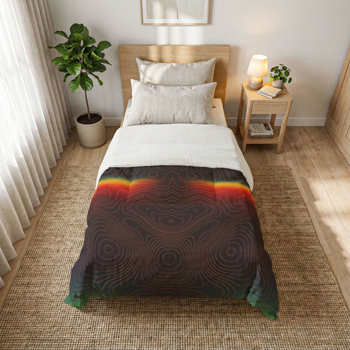 Spectral Heat Wave 100% Cotton Comforter