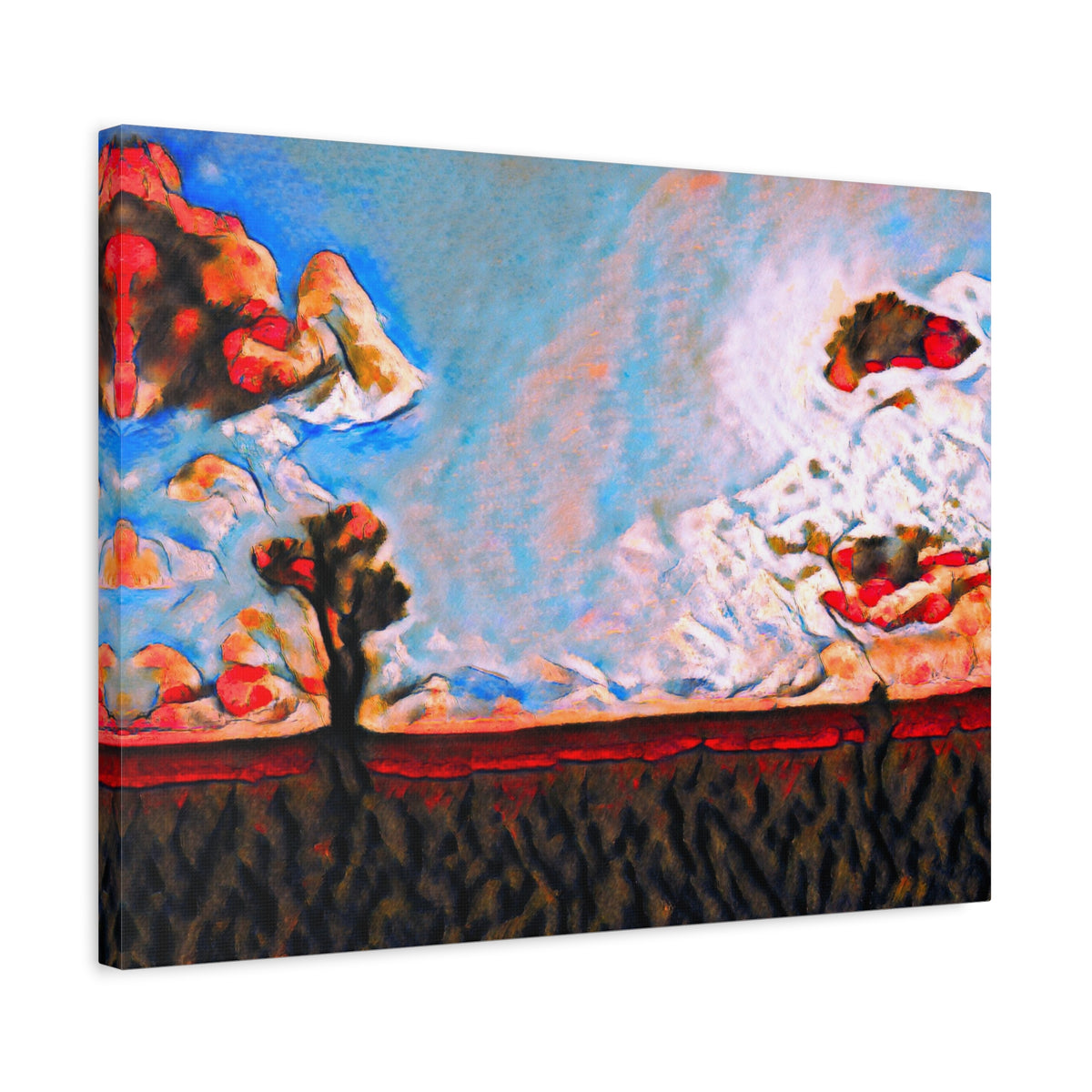 The Living Earth Canvas Print | Abstract Art