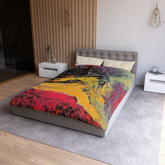 An Ocean of Color Woven Duvet Cover