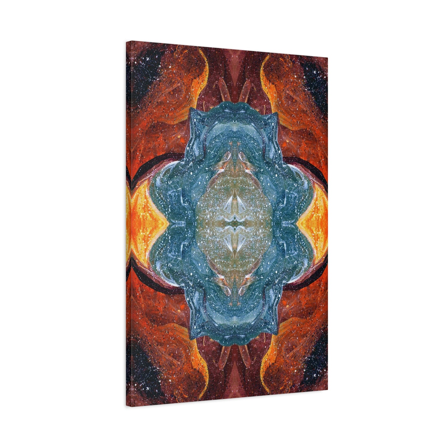 Cosmic Cell Division Canvas Print | Abstract Art