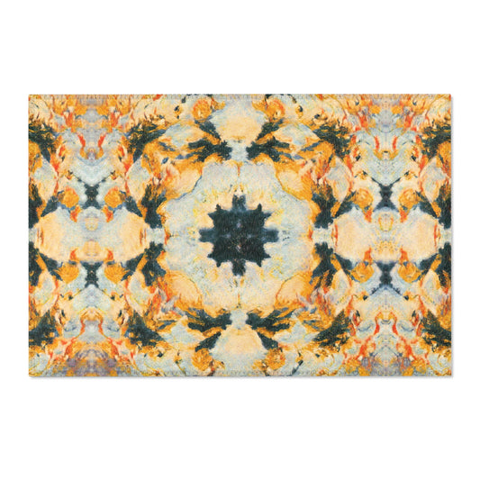 Guardians of the Light Abstract Art Indoor Rug