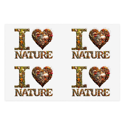 I Heart Nature Vinyl Stickers (multi sizes)