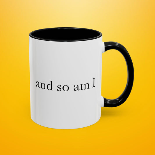 Spicy Karma Colorful Handle Ceramic Mug (11, 15oz)