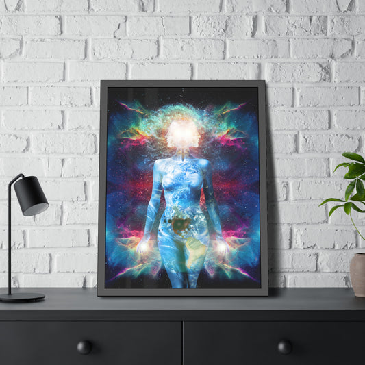 21st Century Gaia Framed Print | Surreal Art
