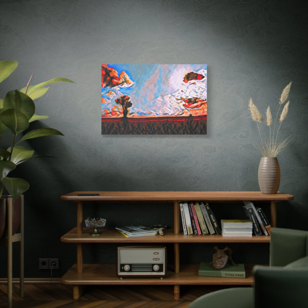 The Living Earth Canvas Print | Abstract Art