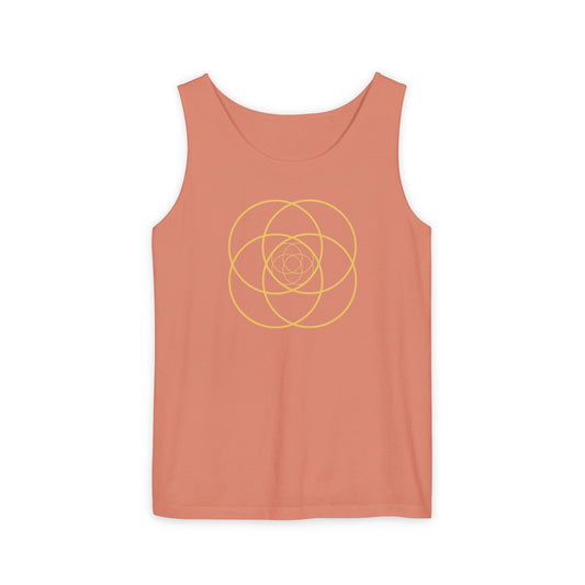 Intersecting Circles Adult 100% Cotton Tank