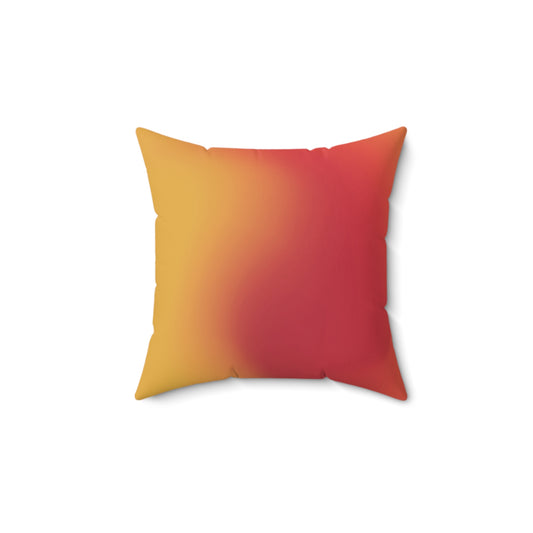 Autumn Tones Faux Suede Throw Pillow