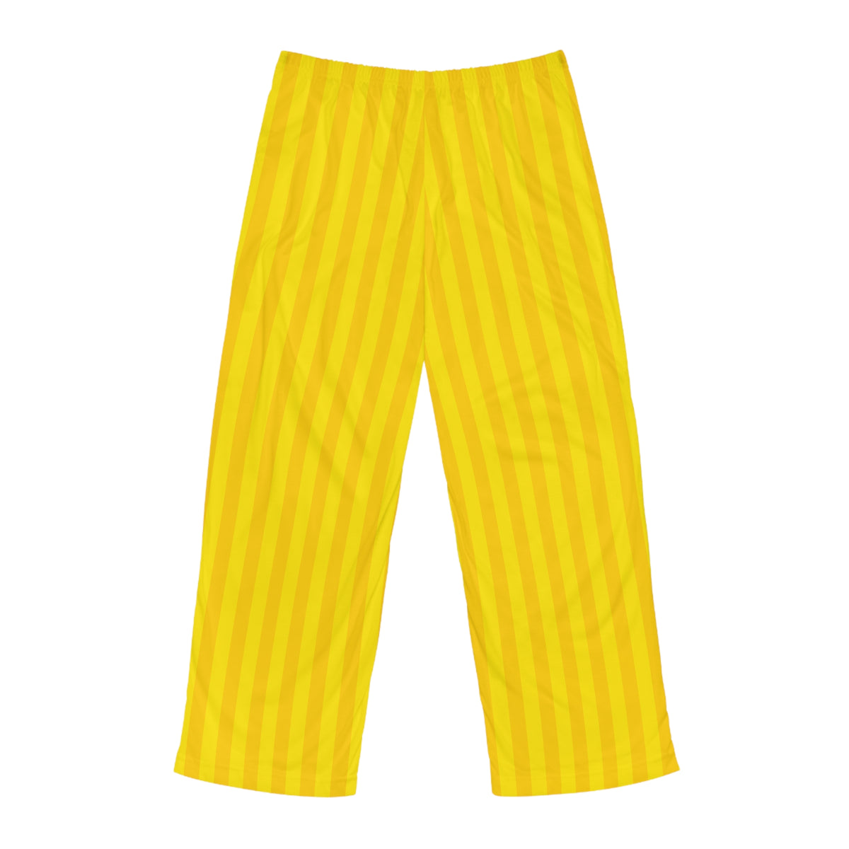 Citron Yellow Striped Men's Pajama Pants