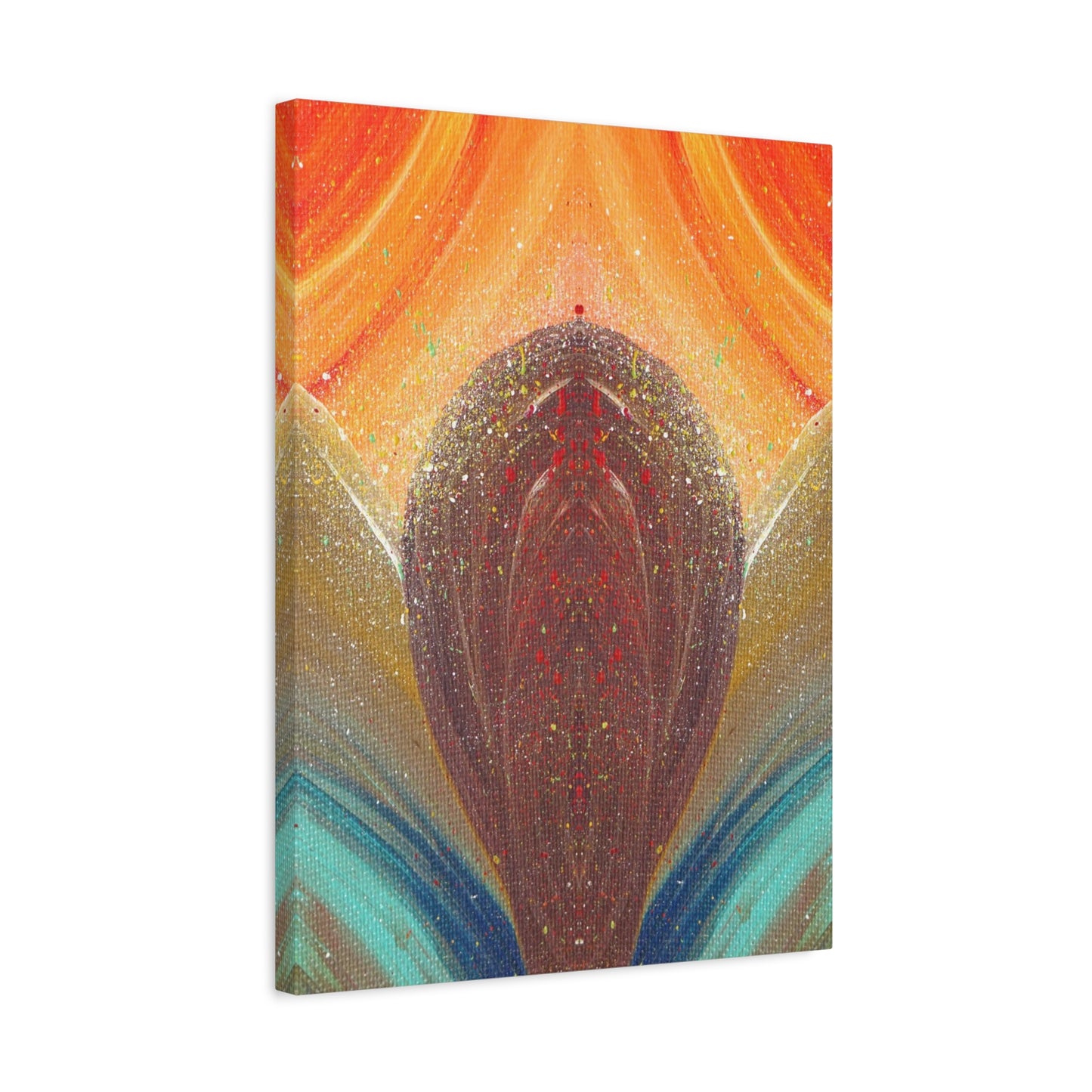 Flow of Magnetism Canvas Print | Abstract Art