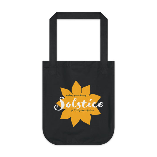 Happy Solstice 100% Cotton Tote