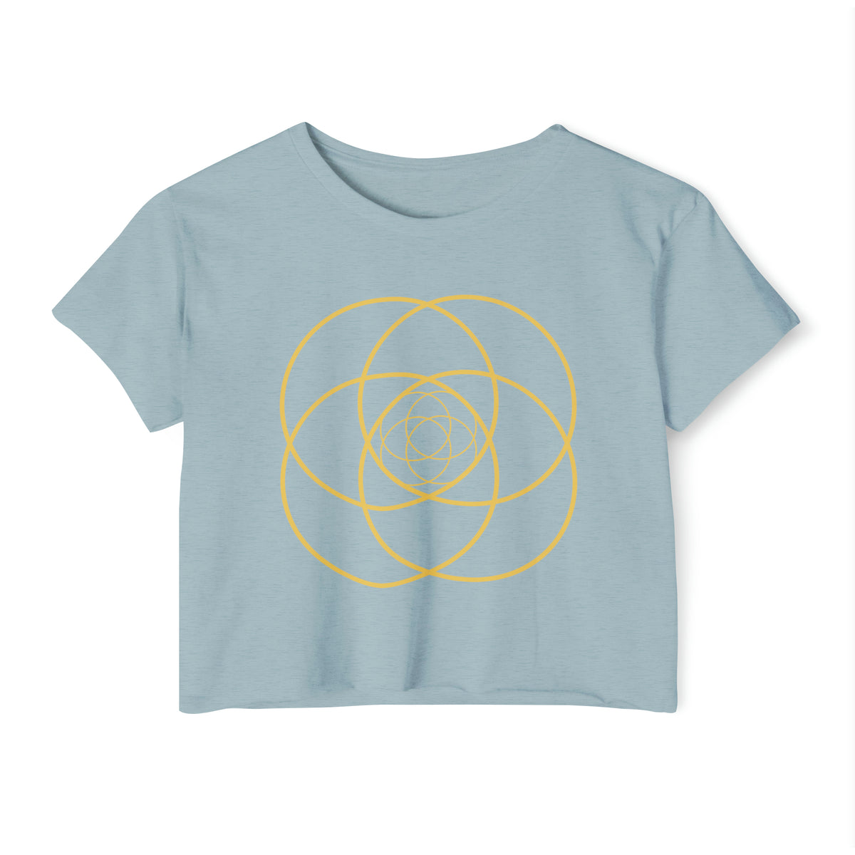 Intersecting Circles Women's Crop Top