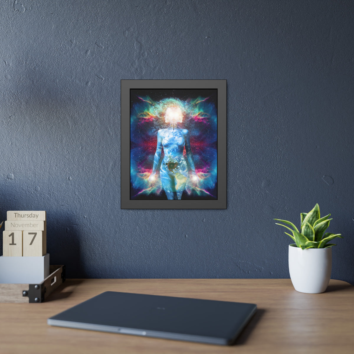 21st Century Gaia Framed Print | Surreal Art