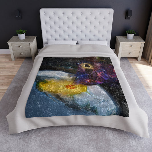 Pandora's Hope Crushed Velvet Blanket