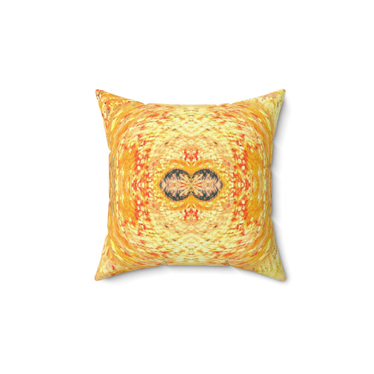 Fire Spirits Faux Suede Throw Pillow