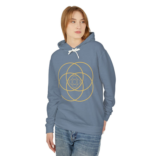 Intersecting Circles 100% Cotton Adult Hoodie (multicolors, S-3XL)