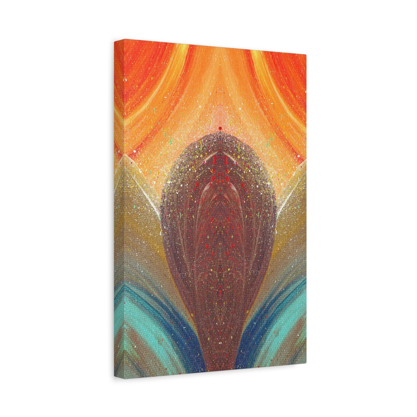 Flow of Magnetism Canvas Print | Abstract Art