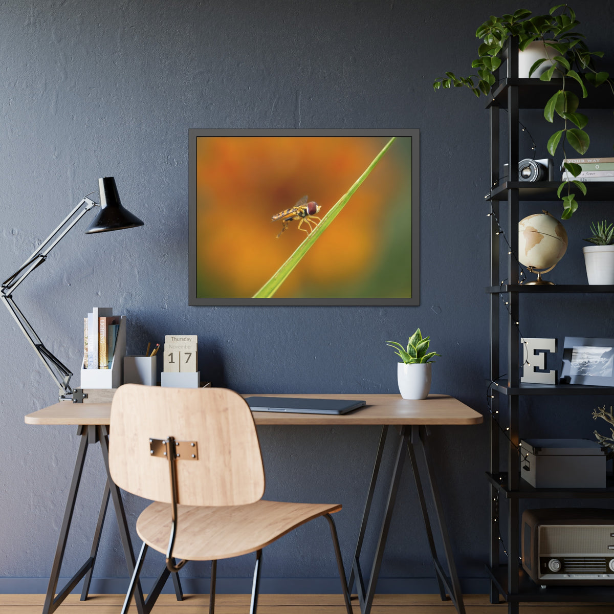 Flower Fly Super Macro Framed Print | Nature Photography