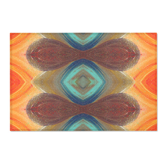 Flow of Magnetism Abstract Art Indoor Rug