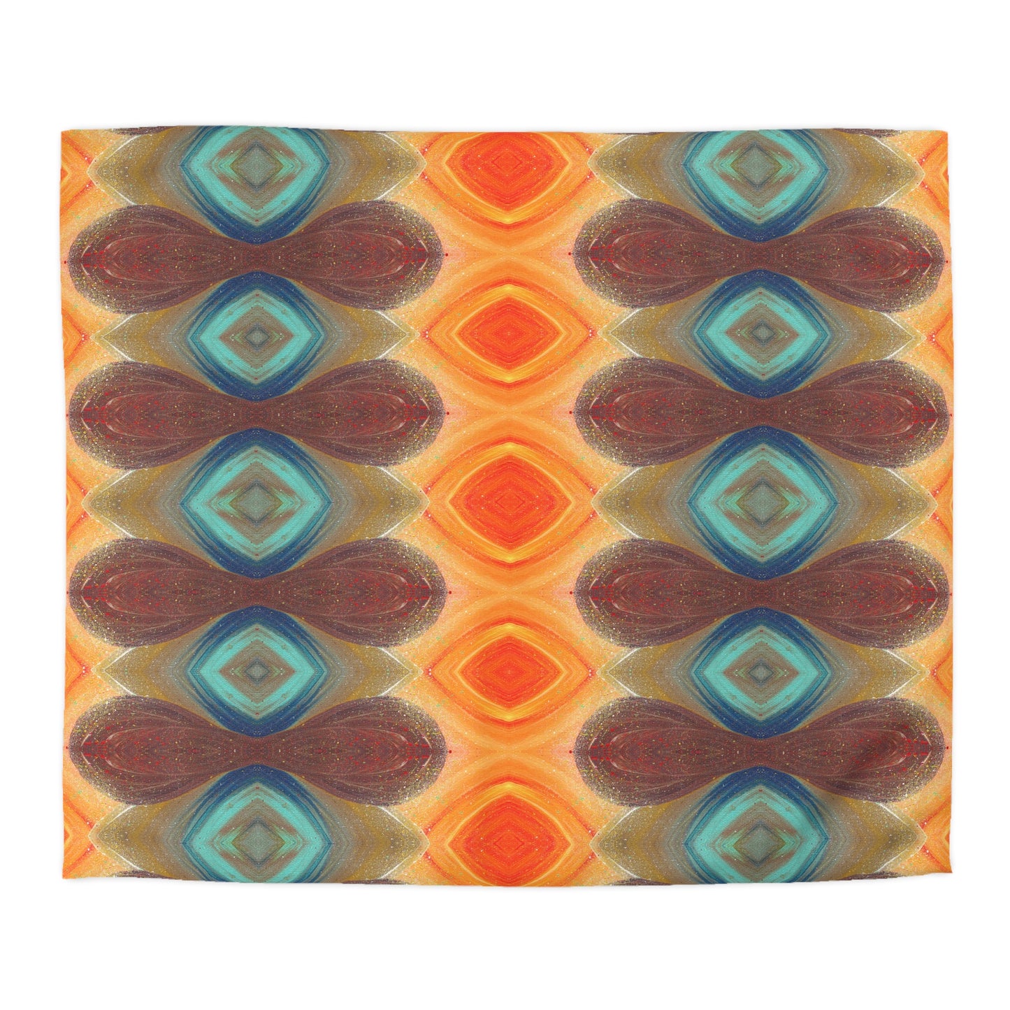 Flow of Magnetism Woven Duvet Cover