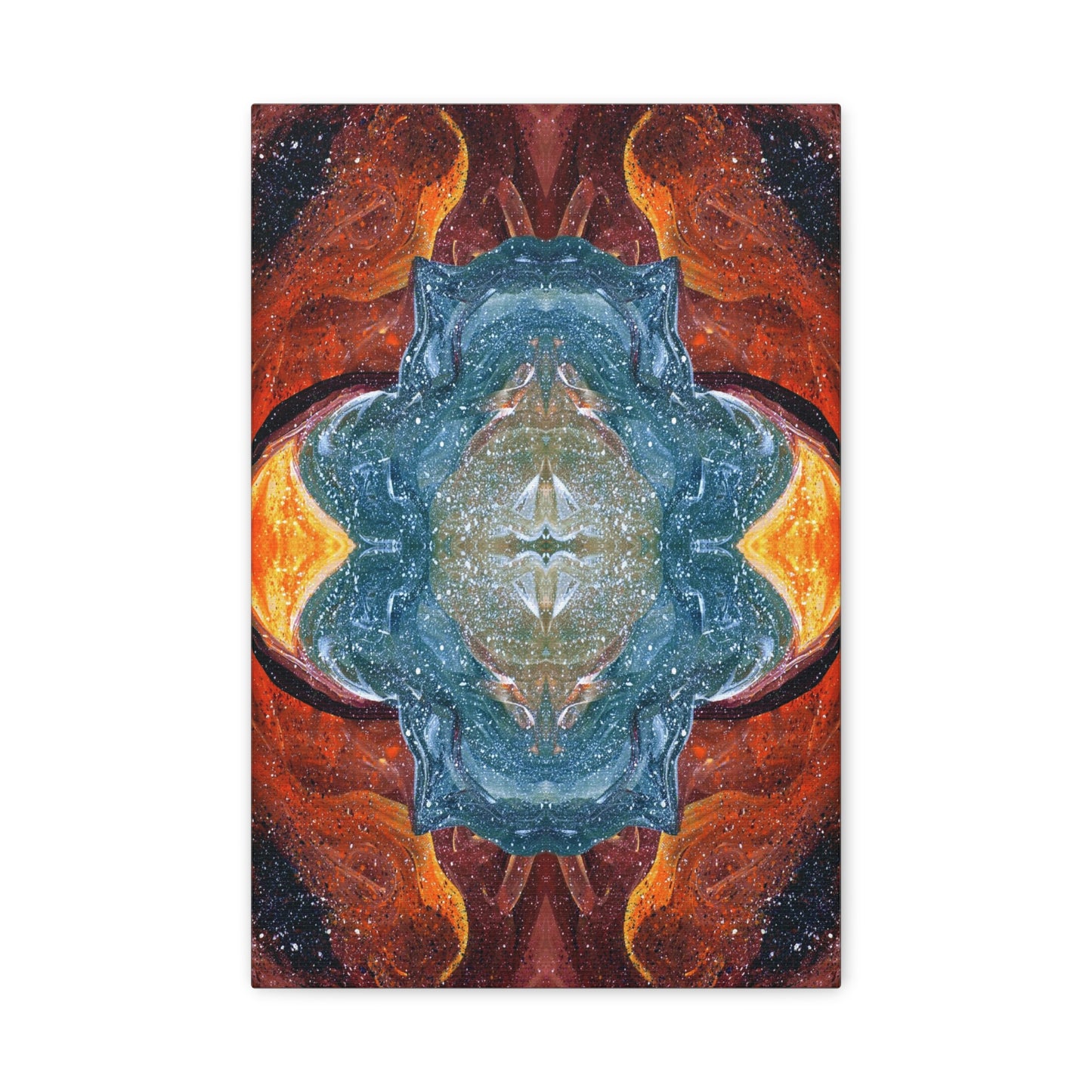 Cosmic Cell Division Canvas Print | Abstract Art