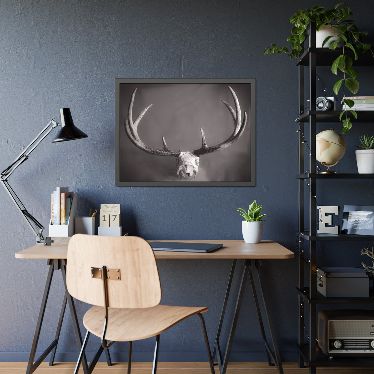 Ghosts of Deers Past Framed Print | Nature Photography