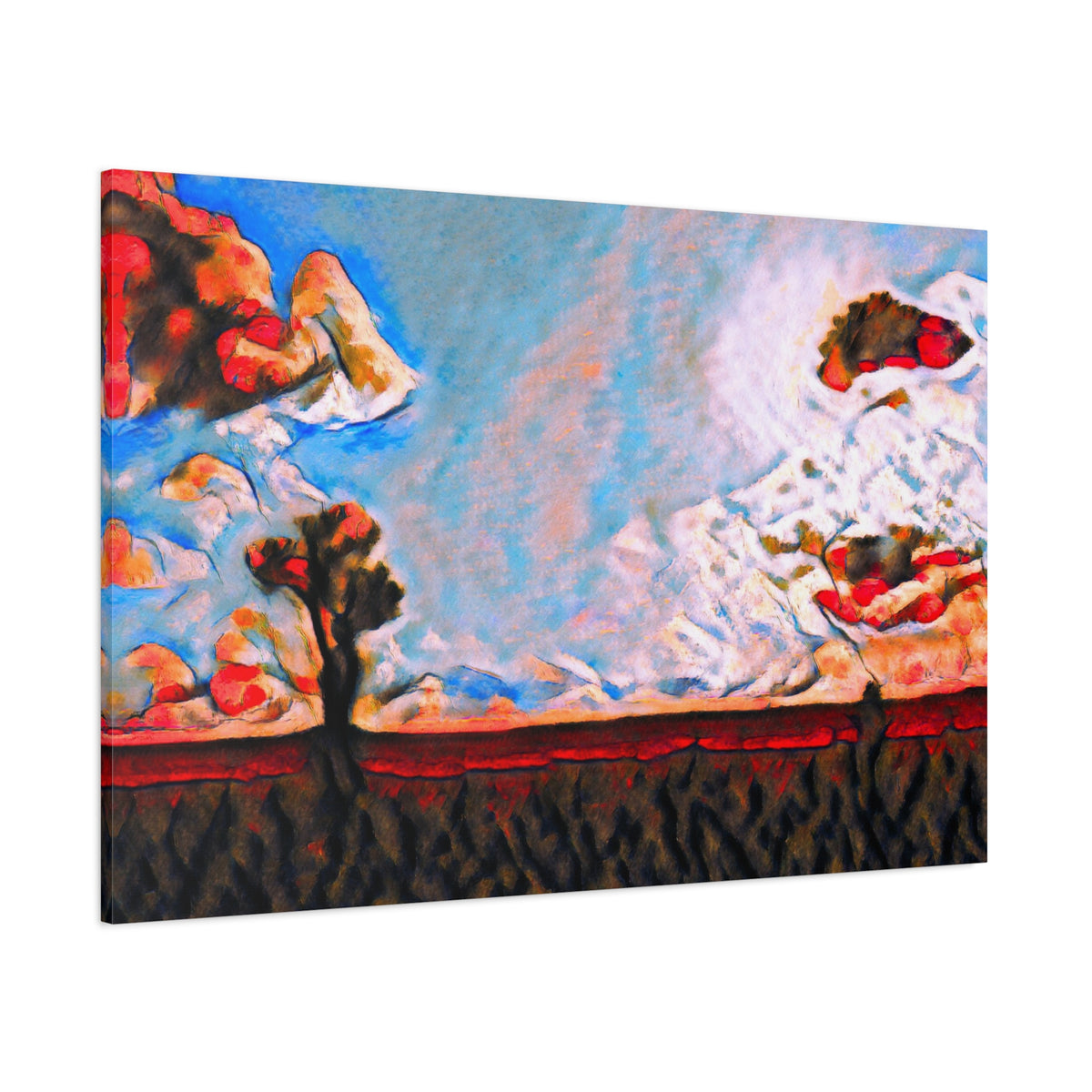 The Living Earth Canvas Print | Abstract Art