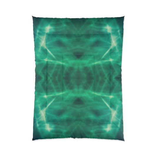 Electric Green Light Bedroom Comforter (Twin, Twin XL, Queen, King)