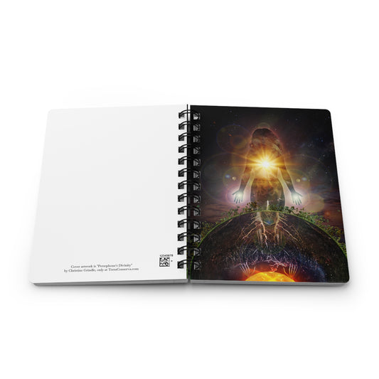 Persephone's Divinity Spiral-Bound Lined Notebook