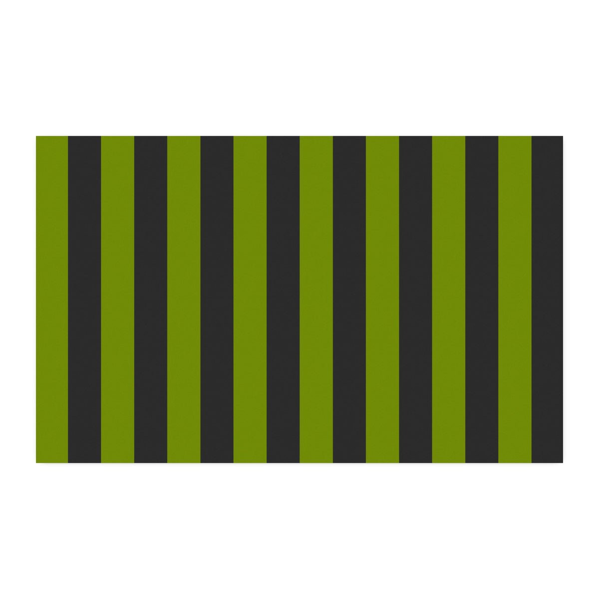 Avocado Green Stripes 100% Cotton Twill Fabric