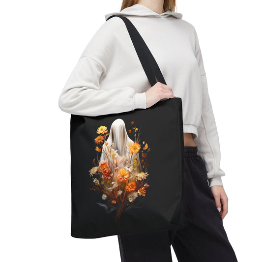 A Garden Haunting Tote Bag | Surreal Art
