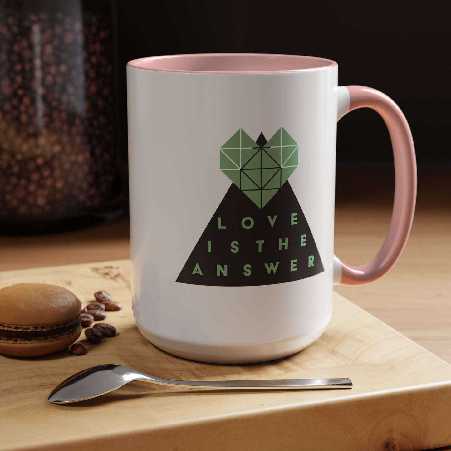 Love is the Answer Ceramic Mug (11, 15oz)