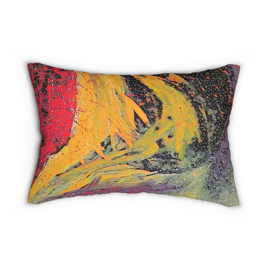 An Ocean of Color Lumbar Pillow