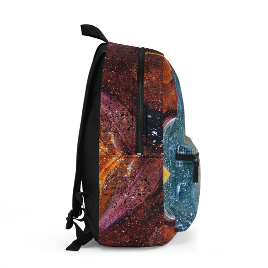 Cosmic Cell Division Waterproof Art Backpack