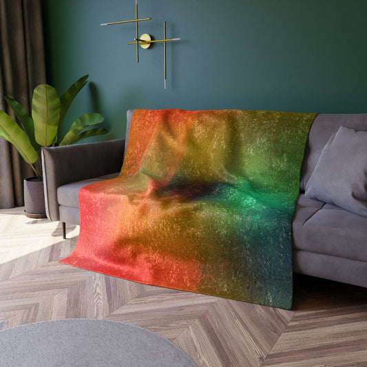 Summer Colors Crushed Velvet Blanket