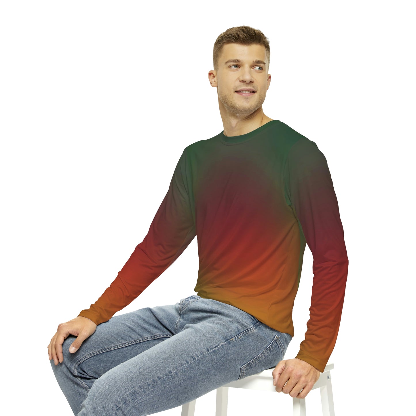 Forest Tones Men's Long Sleeve Shirt