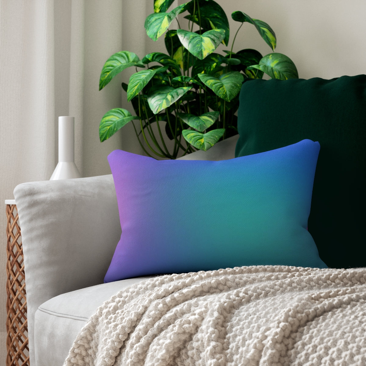 Unicorn Tones Lumbar Pillow