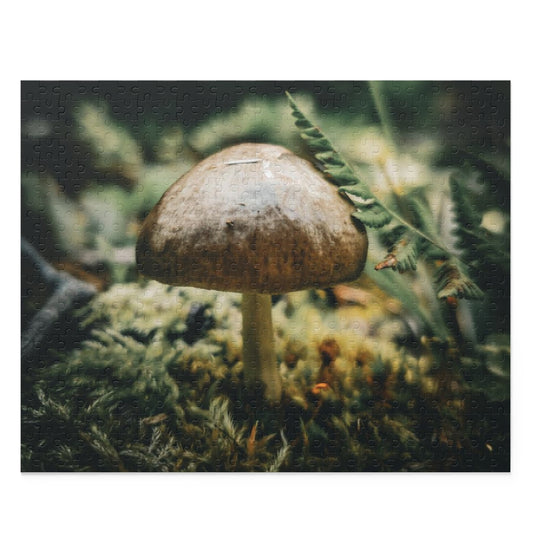 Mossy Mushroom House Puzzle (120, 252, 500-Piece)