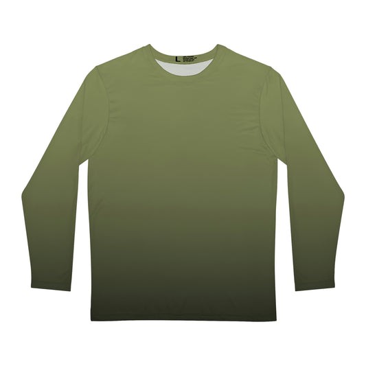 Earthen Green Fade Men's Long Sleeve Shirt
