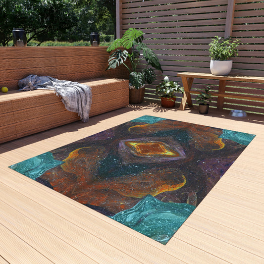 The Symmetry of Life Outdoor Rug