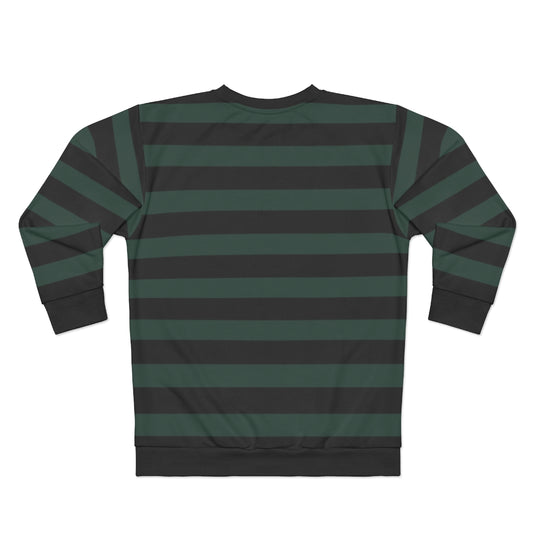 Balsam Green & Black Stripe Unisex Sweatshirt