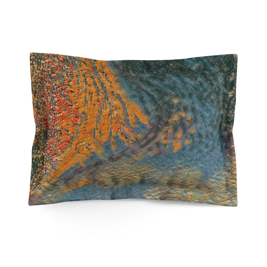 The Colors of Sunset Painting Microfiber Pillow Sham