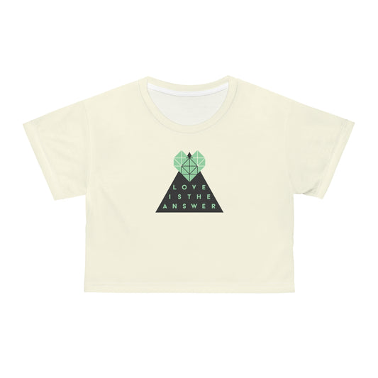 Love is the Answer Cropped Tee