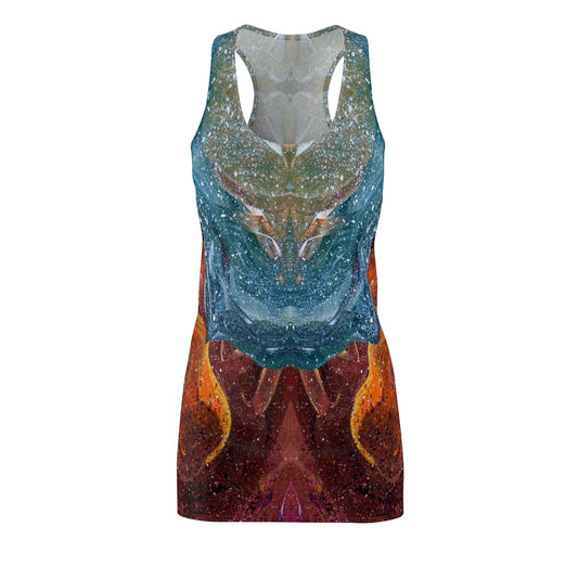 Cosmic Cell Division Slinky Racerback Dress