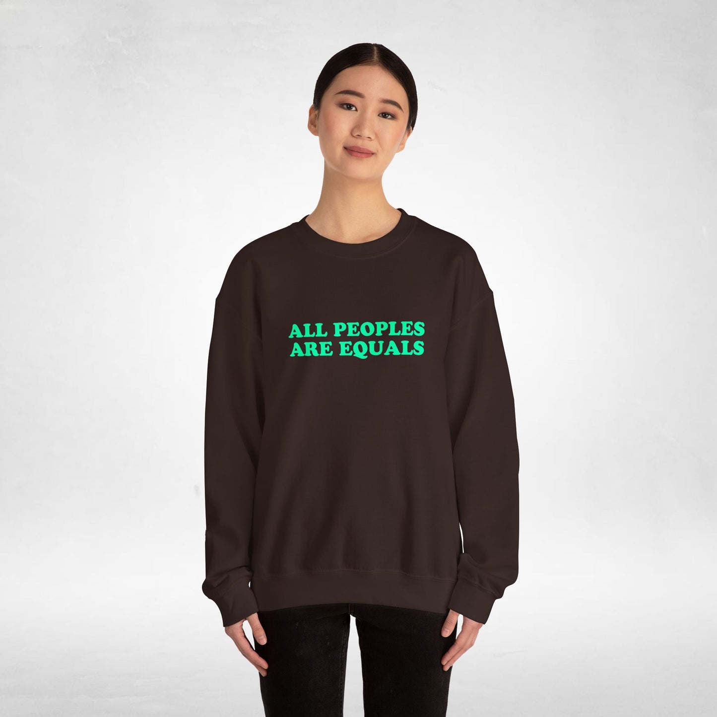 All Peoples Are Equals Adult Sweatshirt (multicolors)