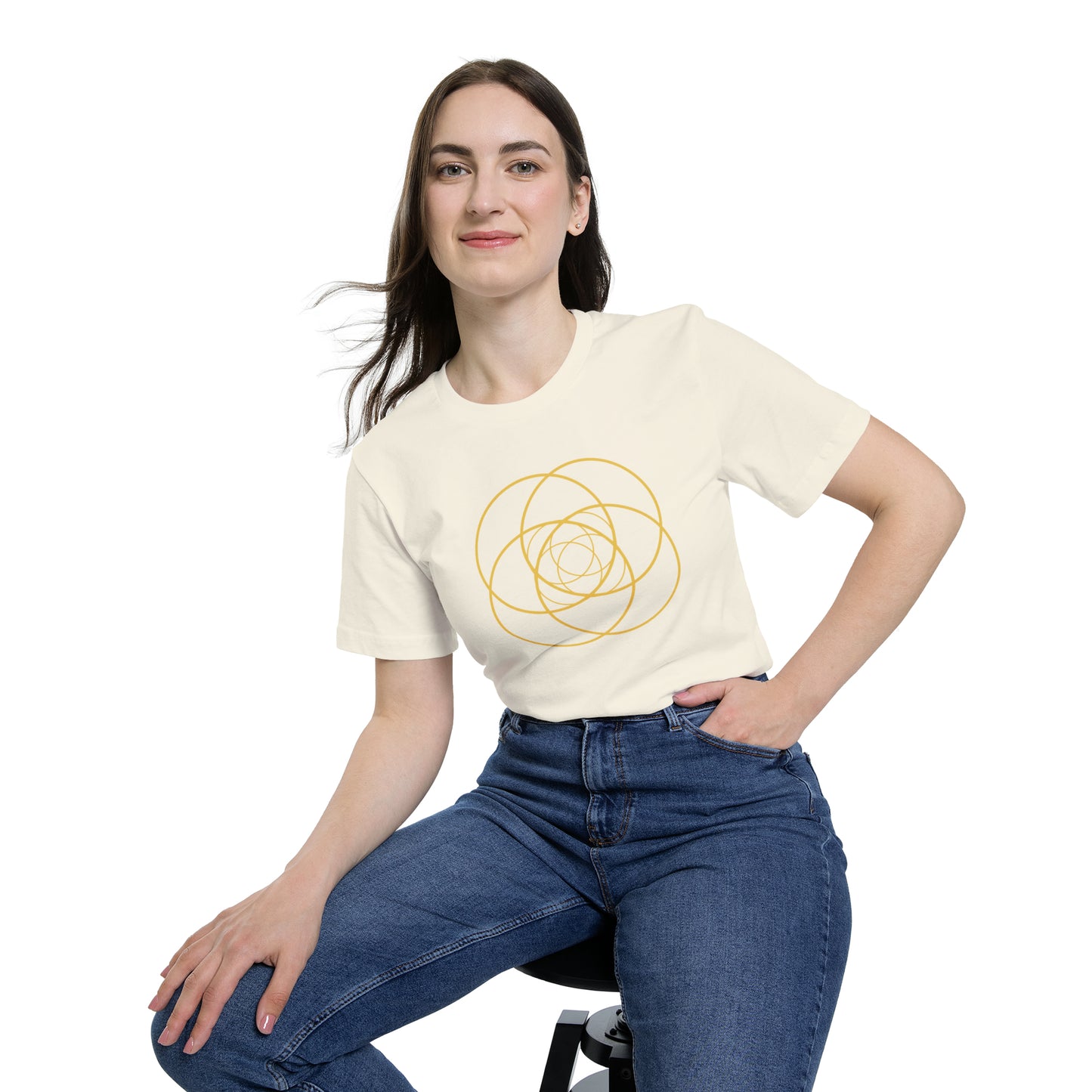 Intersecting Circles Women's T-Shirt, Made in USA